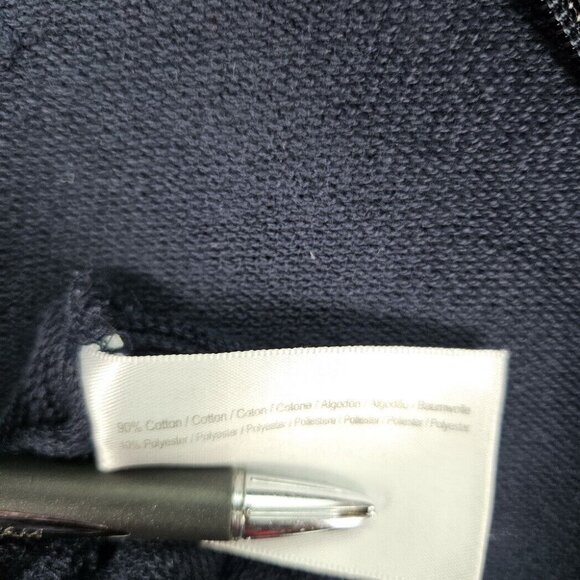 Esprit Full Zip Sweater Men's Size XL Blue Long Sleeve Sweatshirt - Picture 9 of 10